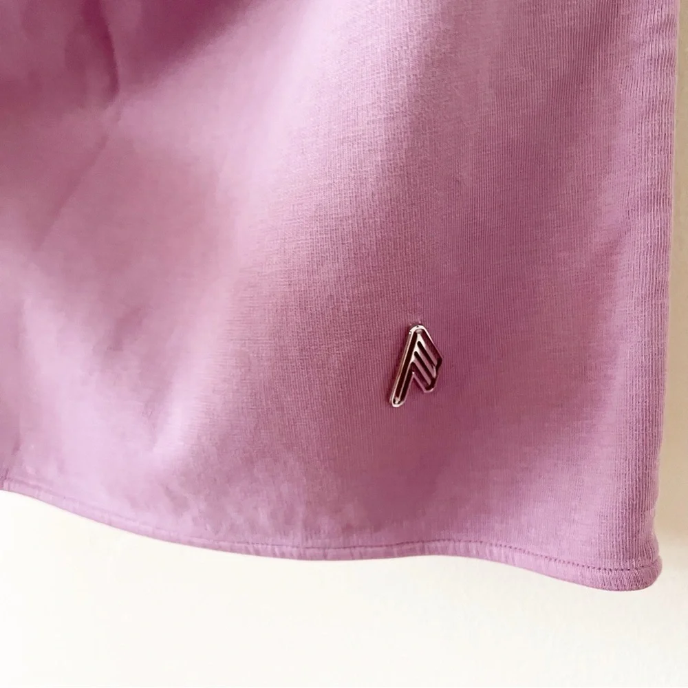 The Attico Asymmetric Draped Cotton-Jersey Mini Dress - Picture 7 of 13